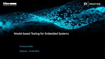 Hitex Webinar Model Based Testing for Embedded Systems