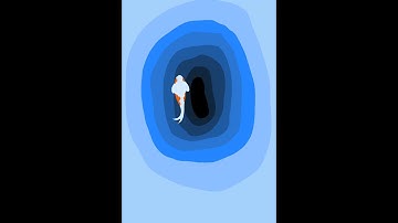 Small Fish in a Pond: Paper Cut Drawing in Procreate