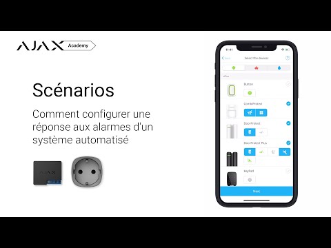 Scénarios : Comment configurer une réponse aux alarmes d'un appareil automatisé