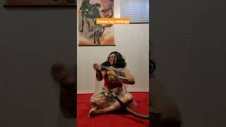 Vacuum trashbag challenge #shorts #short #wonderwoman