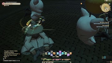 Two Wind-up Moogles dance together