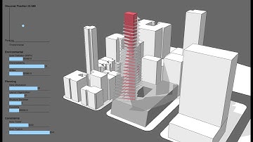 Multi Objection Generative Design for Podium Tower