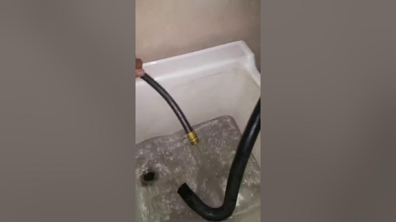 Draining boiler water heaters with compressor YouTube