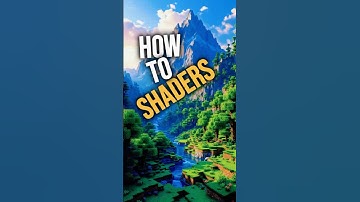 How to Install Shaders!!! #minecraft #tatorial #shaders