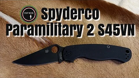 Spyderco Paramilitary 2: an Iconic Knife Every Knife Enthusiast Should Own.