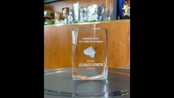 MÃ 077 - KỶ NIỆM CHƯƠNG THỦY TINH - KỶ NIỆM CHƯƠNG PHA LÊ - NSX COSACO  #cupthethao #kyniemchuong