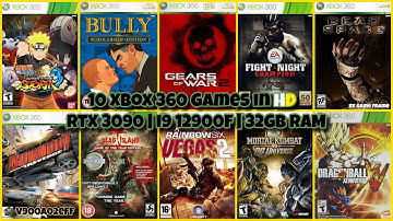 Xenia HD Benchmark 🔧 Test in 10 Games | i9-12900F, RTX 3090 & 32 GB RAM | Xenia v900a02eff