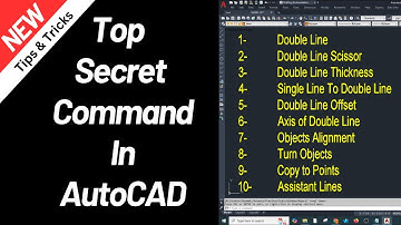 Top Secret Commands for Fast Working In AutoCAD👍 | Best  AutoCAD Time Saving Commands🚀| KDS