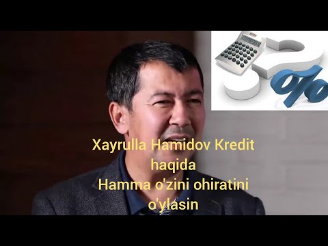 Video: Muddatli kredit shartnomasi nima?