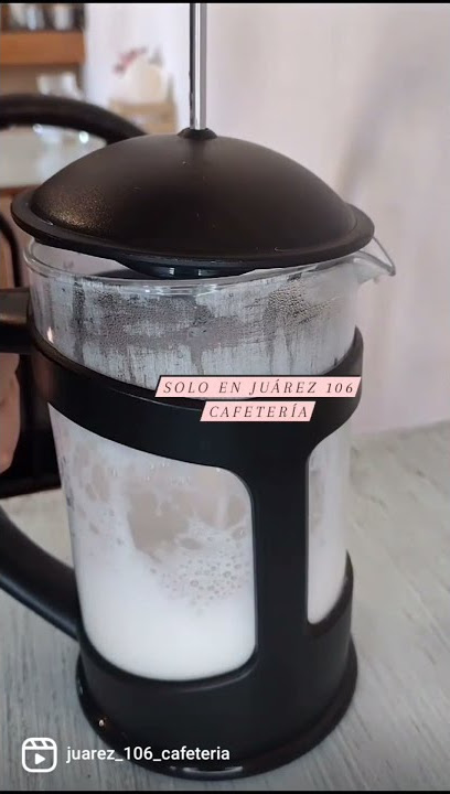 Cómo hacer espuma de leche en casa?