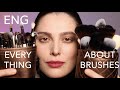 (ENG) MAKEUP BRUSHES AND THEIR USES // YOU WILL UNDERSTAND HOW TO USE ANY BRUSH