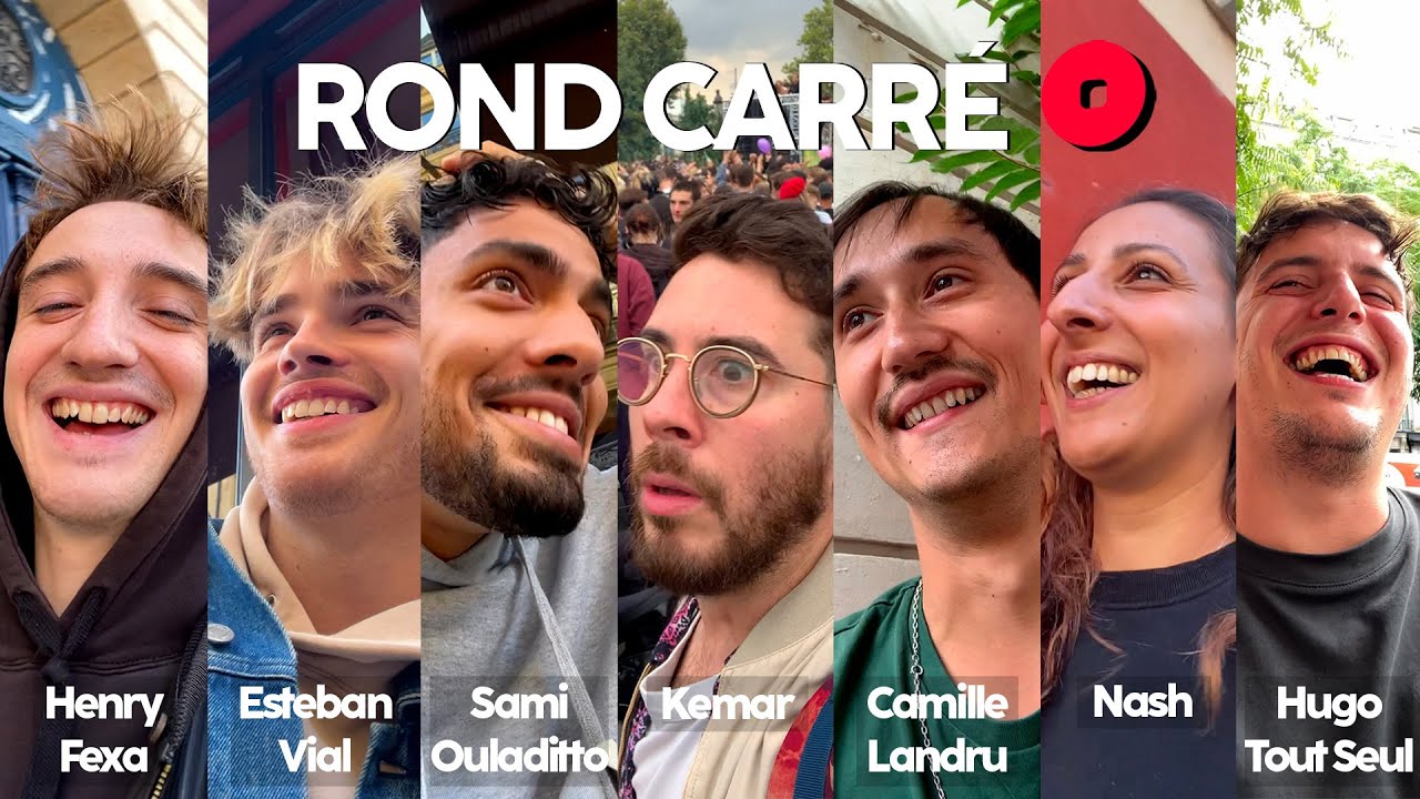 Rond Carré avec Kemar, Camille Landru, Esteban Vial, Nash, Sami Ouladitto et Rodrigue