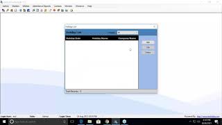 eTime TrackLite Desktop Software How to Add Leave Type & Public Holidays-English Language screenshot 4