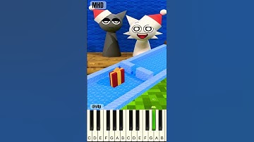 Wenda and Gray Sprunki Incredibox Voice Game Challenge 8 @v4p - Piano Tutorial