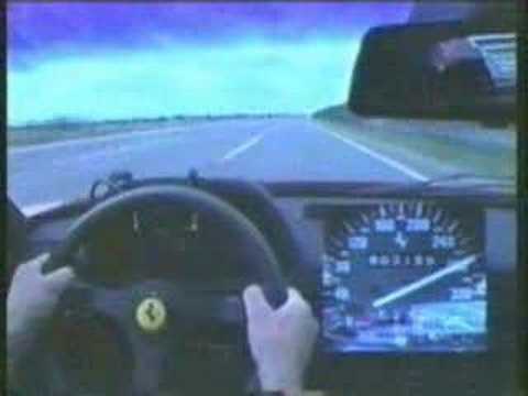 ferrari-f40-at-320-km/h-on-a-highway