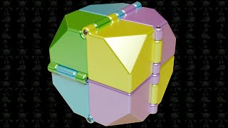 Foldable Cube Fidget Puzzle 3D Model