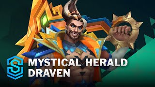 Mystical Herald Draven Wild Rift Skin Spotlight