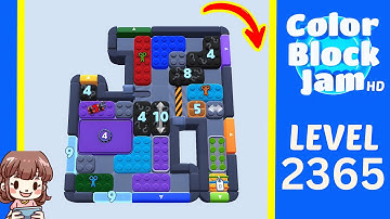 Color Block Jam Level 1455 (2365) Solution Walkthrough