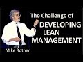 The Challenge of Developing Lean Management