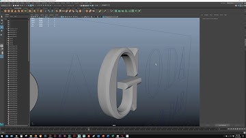 Using Maya & Dimensions to Make 3D Signage