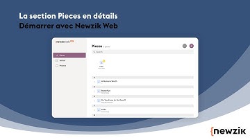 La section Pieces en détails