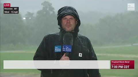 Tropical Storm Beryl Threatens Texas with Flooding, Storm Surge & Tornadoes
