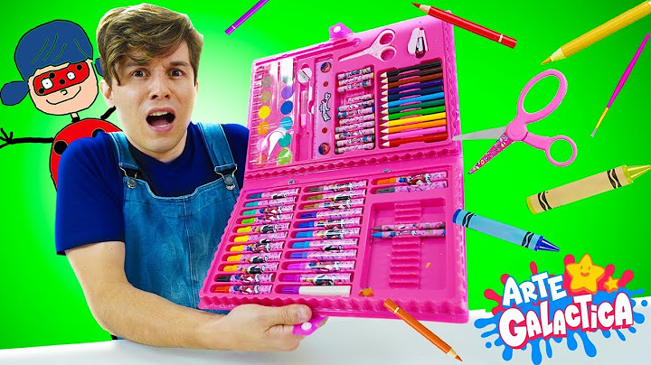É POSSÍVEL fazer ARTE com MATERIAL ESCOLAR? | Arte Galáctica