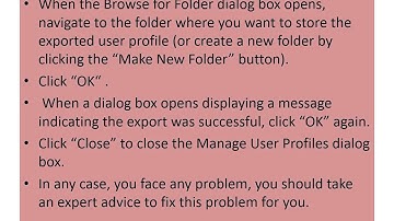 How To Export And Import a User Profile in Nuance Dragon Naturally Speaking