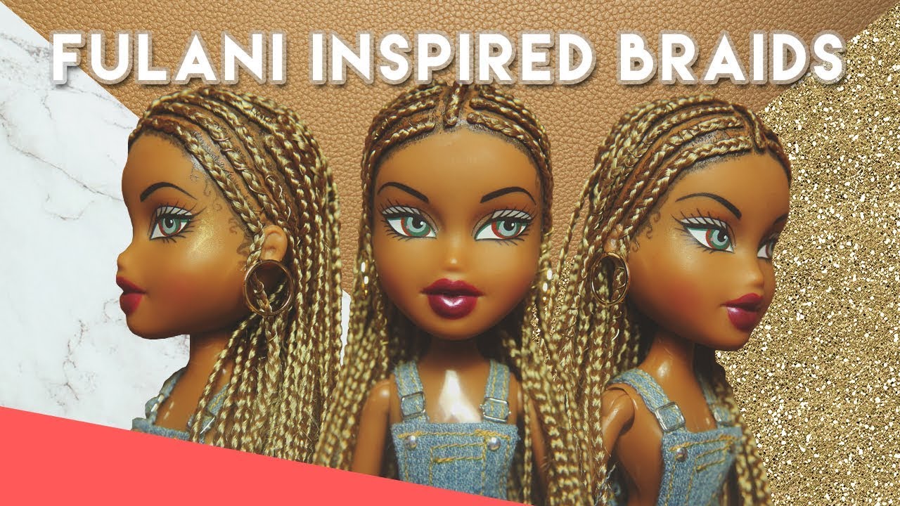 Blonde Fulani Inspired Braids - Doll 