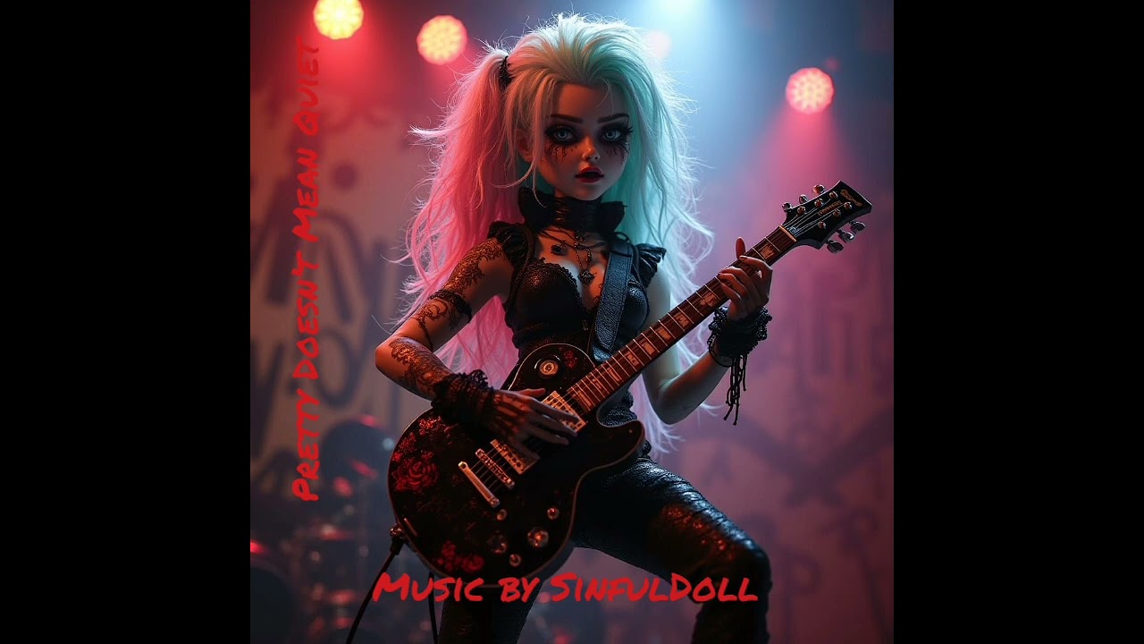 Pretty Doesn’t Mean Quiet🖤💀⚘️ By SinfulDoll 