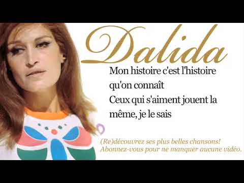 Dalida Histoire D Un Amour Paroles Lyrics