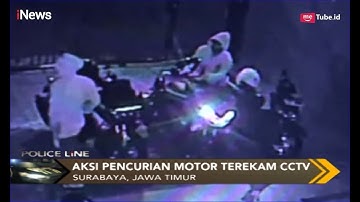 Aksi Pencurian Motor di Rumah Kost Terekam CCTV - Police Line 25/03
