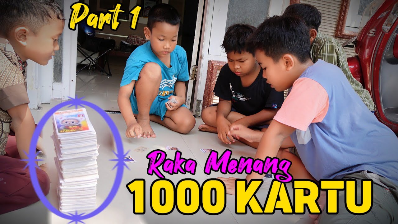 GILA ‼️ RAKA BISA MENANG 1000 KARTU - GIMANA CARANYA ⁉️😱 TANGAN RAKA BENER BENER SAKTI 🔥