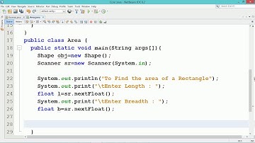 method overloading in java | area of circle and rectangle | java tutorial for beginners