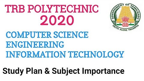 TRB POLYTECHNIC Computer Science|How to Prepare TRB|TRB Study plan|kaniniulagam