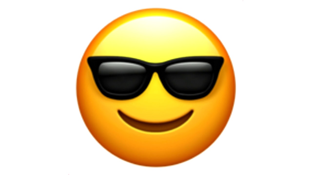 přehled smajílku - smějící se smajlík se slunečními brýlemi - YouTube