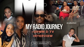 My radio journey   first day at Metro FM and TV Interview