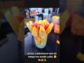 prEPARANdo un vaso de sandia piña y mango #frutas #sigueme #videoshort #fruit #fruta