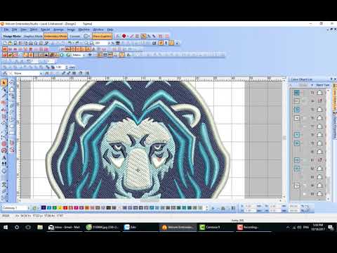 Thiết kế thêu nhanh bằng Corel - Convert Bitmap to Wilcom