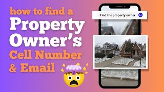 How To Find Property Owners | Phone Numbers, Emails and More... screenshot 3