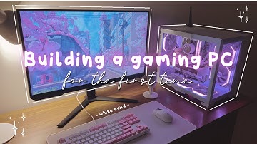 Building a Gaming PC for the First Time | RTX 4060 Ti | White Aesthetic Build ✨