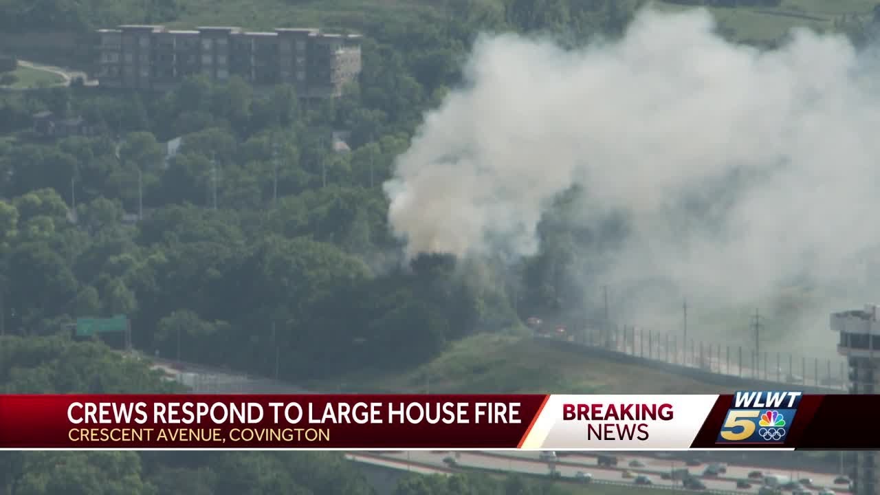 Crews respond to house fire in Covington - YouTube