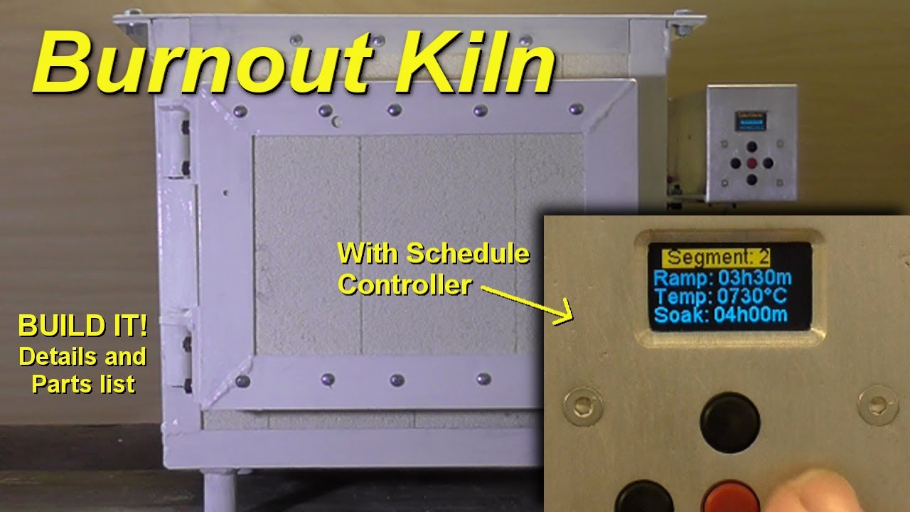 Burnout Kiln with Schedule Controller YouTube