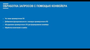 ASP.NET Core (блок 2 часть 1)