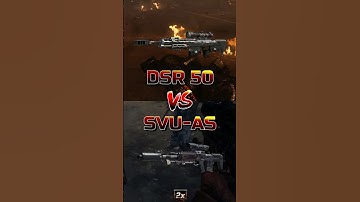 DSR 50 VS SVU-AS | Cod Zombies Weapon Comparison #shorts #gaming