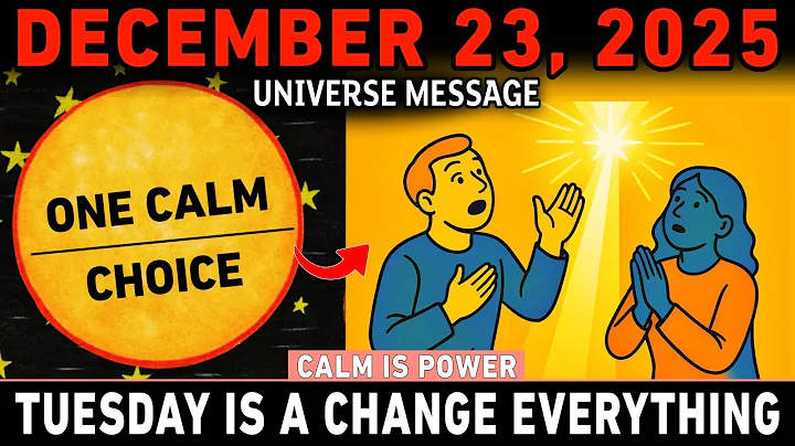 Chosen One December 23: The Universe Is Backing You — One Calm Choice Changes Everything! 