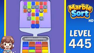 Marble Sort Level 445 Solution Walkthrough