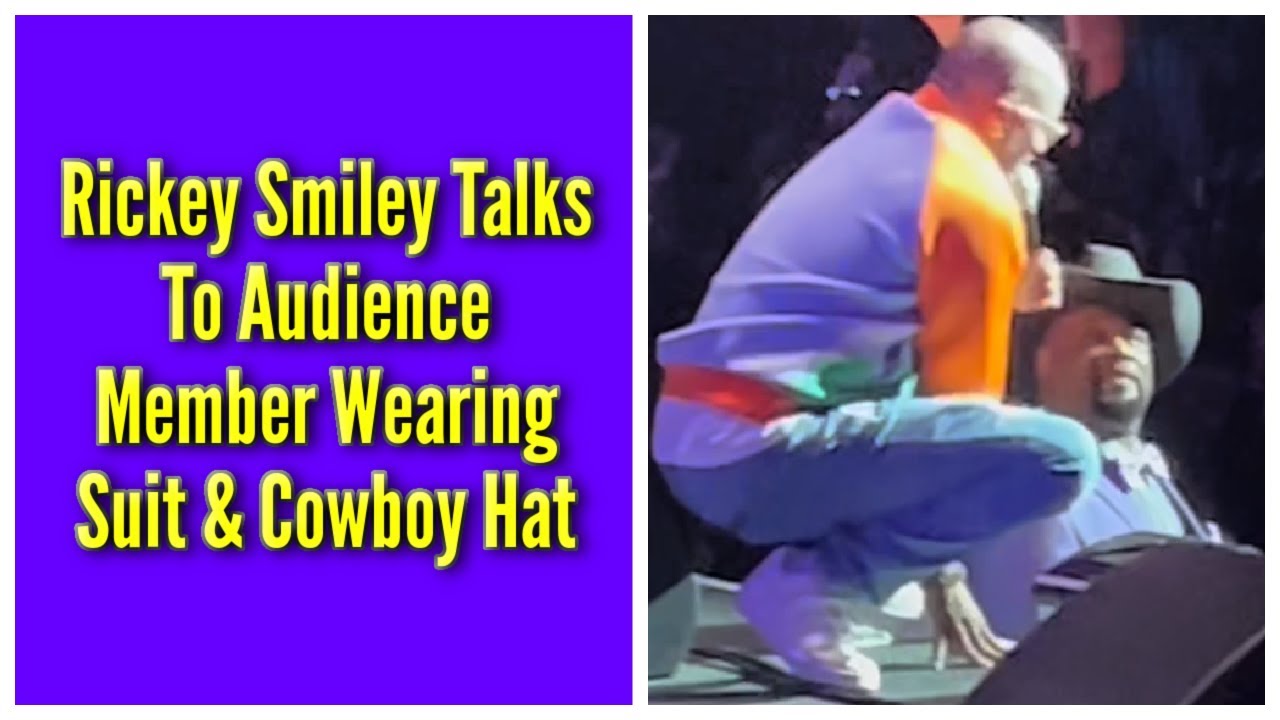 Rickey Smiley Talks To Audience Member Wearing Suit & Cowboy Hat Img 5214 03 17 23
