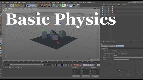 Cinema4D - Basic Physics