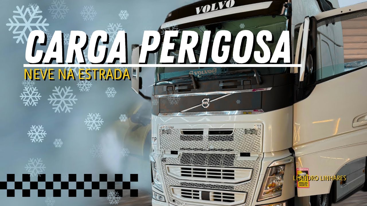 CARGA MAU DISTRIBUIDA E NEVE NA ESTRADA.